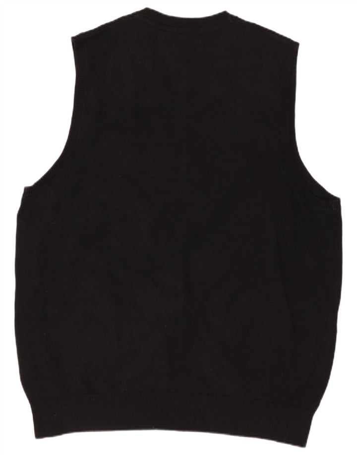 Marks & Spencer Vestă pentru bărbați Tank Top Bumbac mediu negru
