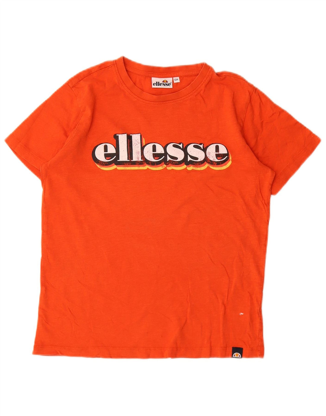 Tricou grafic pentru băieți Ellesse Top 11-12 ani portocaliu