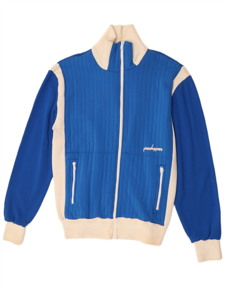 grasshoppers Pulover cardigan pentru bărbați IT 54 XL Albastru Poliamidă color bloc