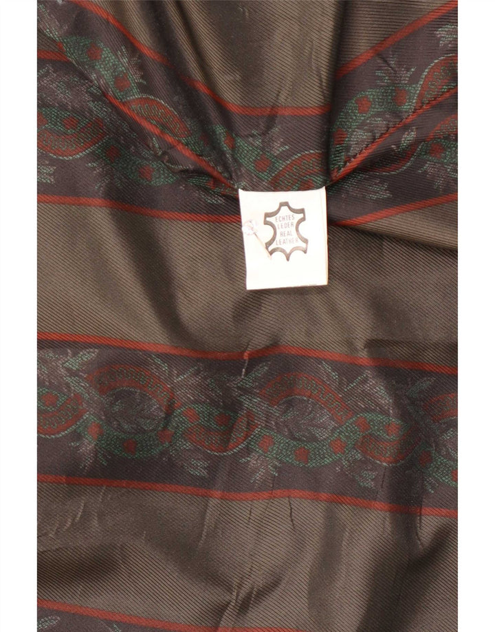 Blazer Vintage pentru femei cu 3 nasturi din piele intoarsa EU 50 3XL din piele verde
