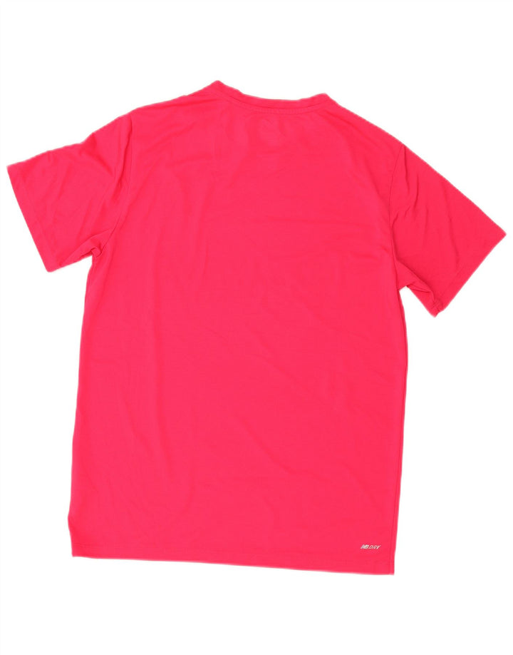Tricou grafic pentru femei New Balance Top UK 14 Medium Pink Poliester