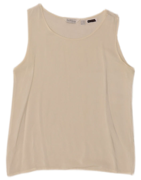 Bluză fără mâneci pentru femei Saint George UK 12 Medium Off White