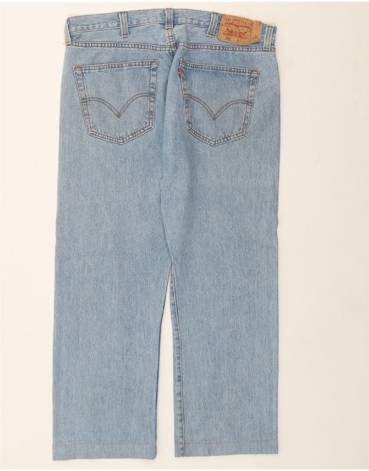 Blugi drepti pentru bărbați Levi's 501 W38 L28 Bumbac albastru