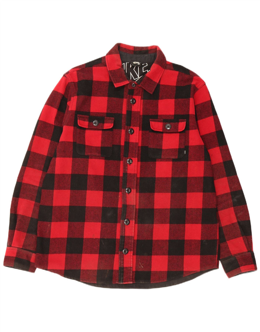Cămașă de flanel pentru bărbați Nike Lumberjack XL, lână roșie vichy