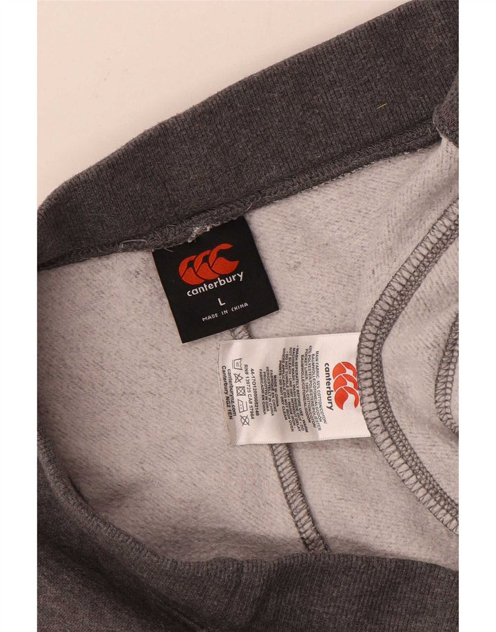 Pantaloni de trening pentru bărbați Canterbury, bumbac gri mare