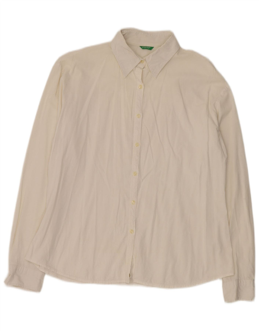 Cămașă BENETTON pentru femei UK 18 XL Alb