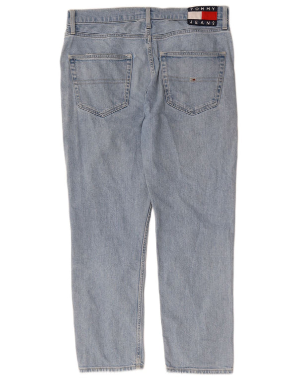 Blugi drepti pentru femei Tommy Hilfiger W31 L27 Bumbac albastru