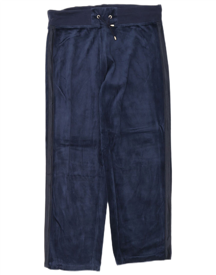 Pantaloni de trening din velur pentru femei ELLESSE UK 18 XL bleumarin