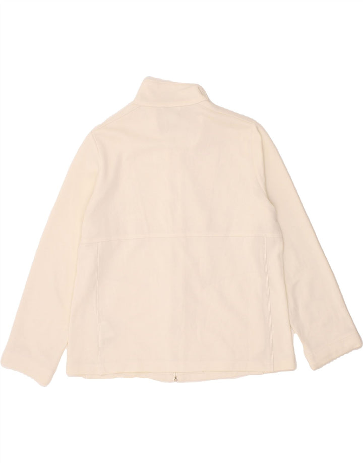 ADIDAS Womens Tracksuit Top Jacket UK 16 Large White Polyester Vintage Adidas and Second-Hand Adidas from Messina Hembry 