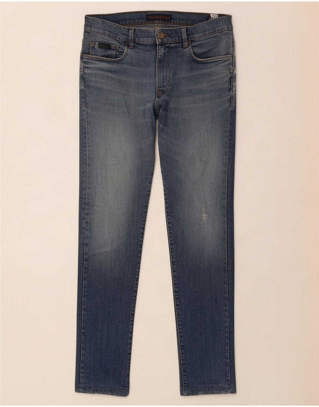 Trussardi blugi bărbați slim W32 L30 bumbac albastru