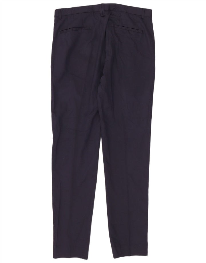 Pantaloni de costum slim pentru bărbați Zara EU 40 Mediu L31 L36 Bleumarin