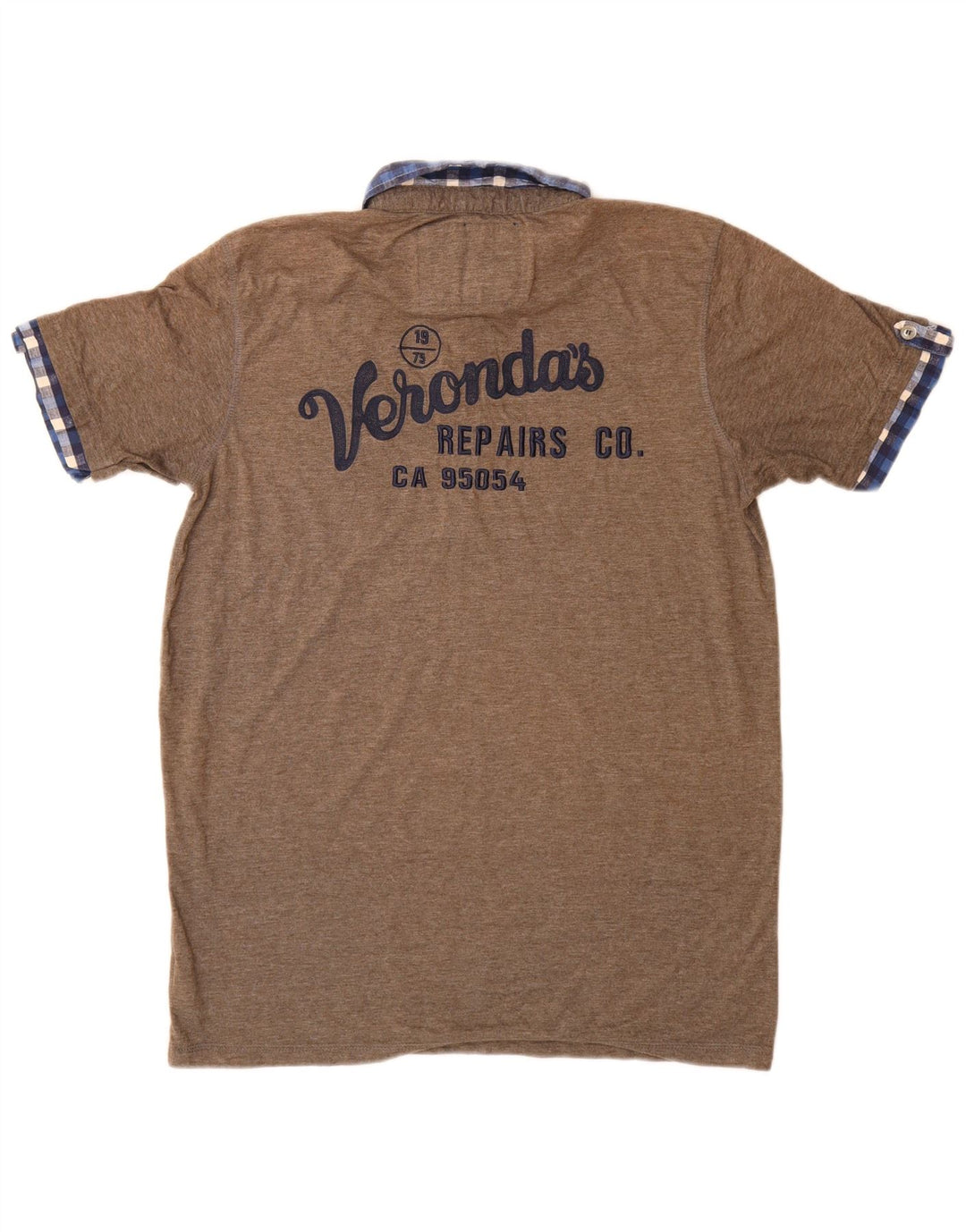 Jack & Jones Tricou polo cu grafică pentru bărbați XL Maro Poliester