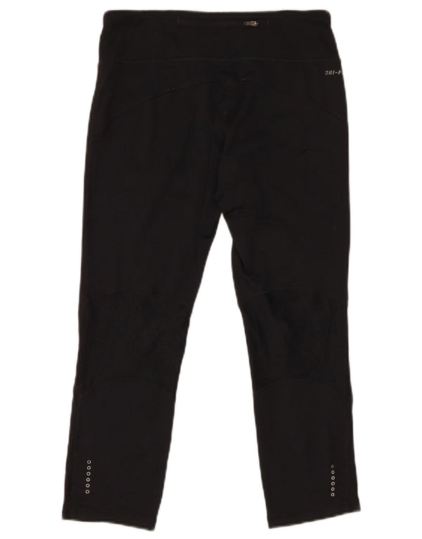 Leggings Dri Fit Nike pentru femei UK 10, poliester negru mic