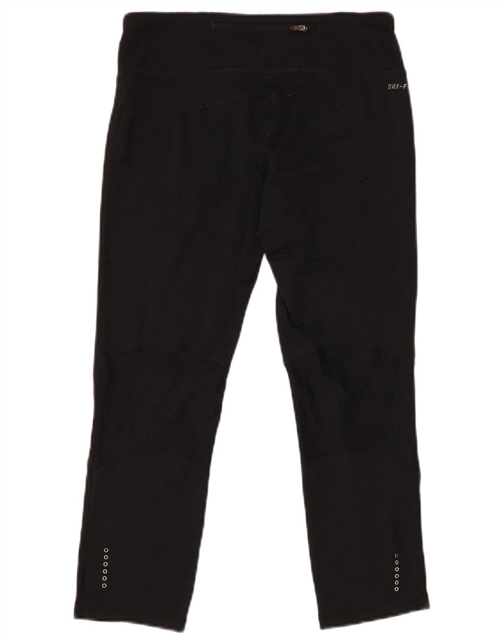 Leggings Dri Fit Nike pentru femei UK 10, poliester negru mic