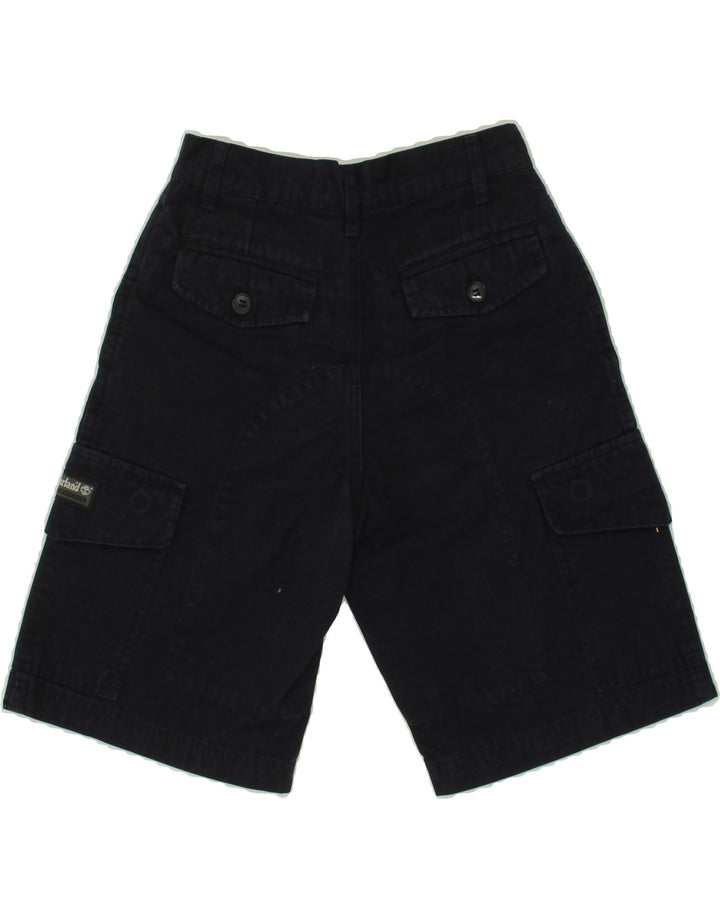 TIMBERLAND Boys Cargo Shorts 9-10 Years W22 Navy Blue Cotton Vintage Timberland and Second-Hand Timberland from Messina Hembry 