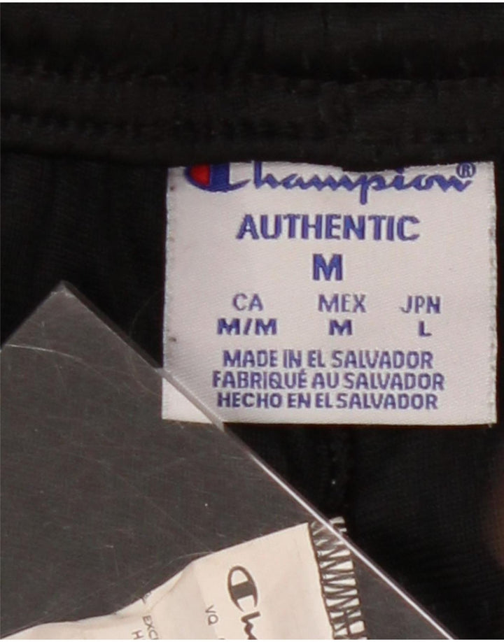 Pantaloni scurți sport Champion pentru bărbați, poliester mediu negru