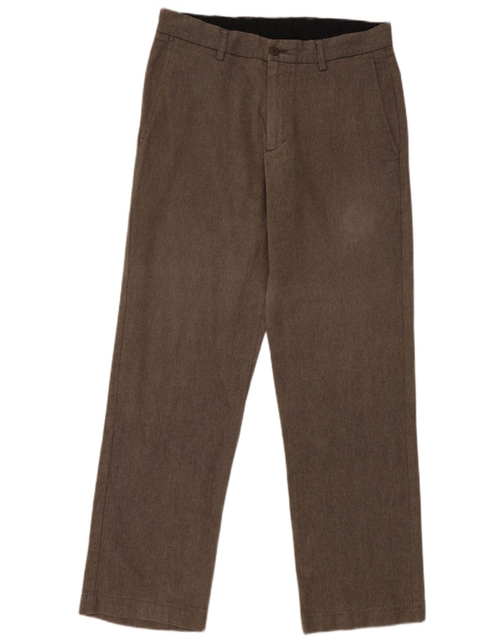 Pantaloni chino drepți pentru bărbați Zara EU 40 Mediu L31 L30 Poliester gri