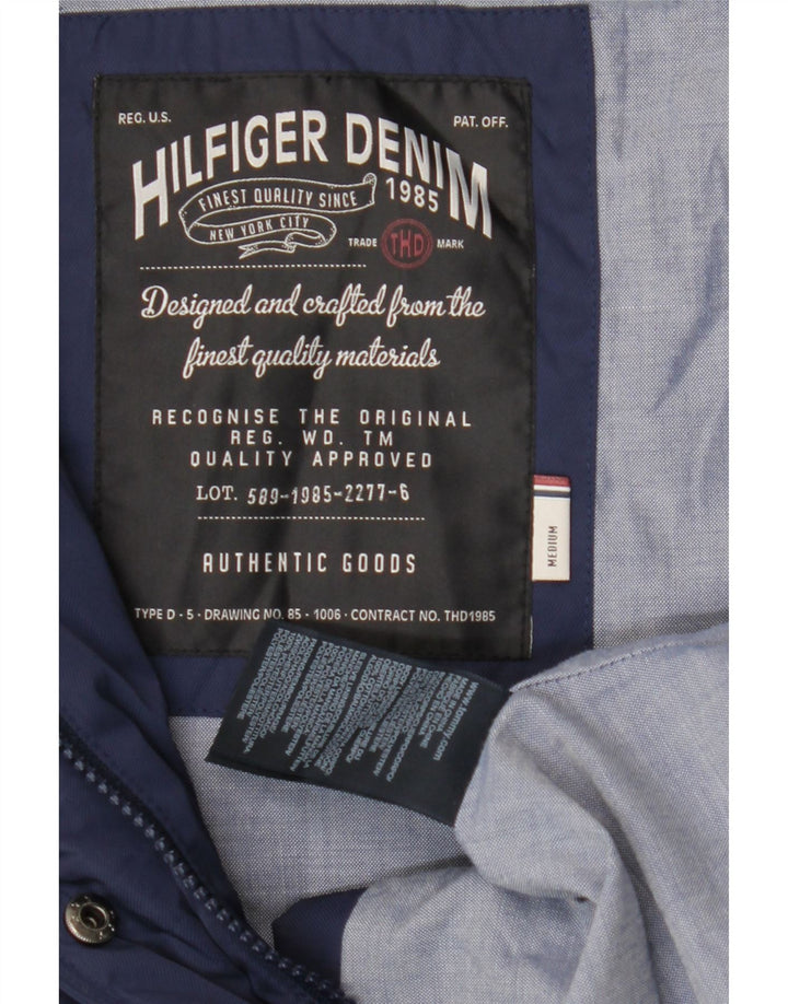 Jachetă utilitare cu glugă Tommy Hilfiger pentru femei UK 12 Medium Bleumarin