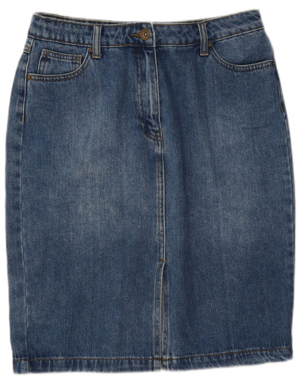 Fusta de blugi pentru femei Warehouse UK 12 Medium W30 Bumbac albastru