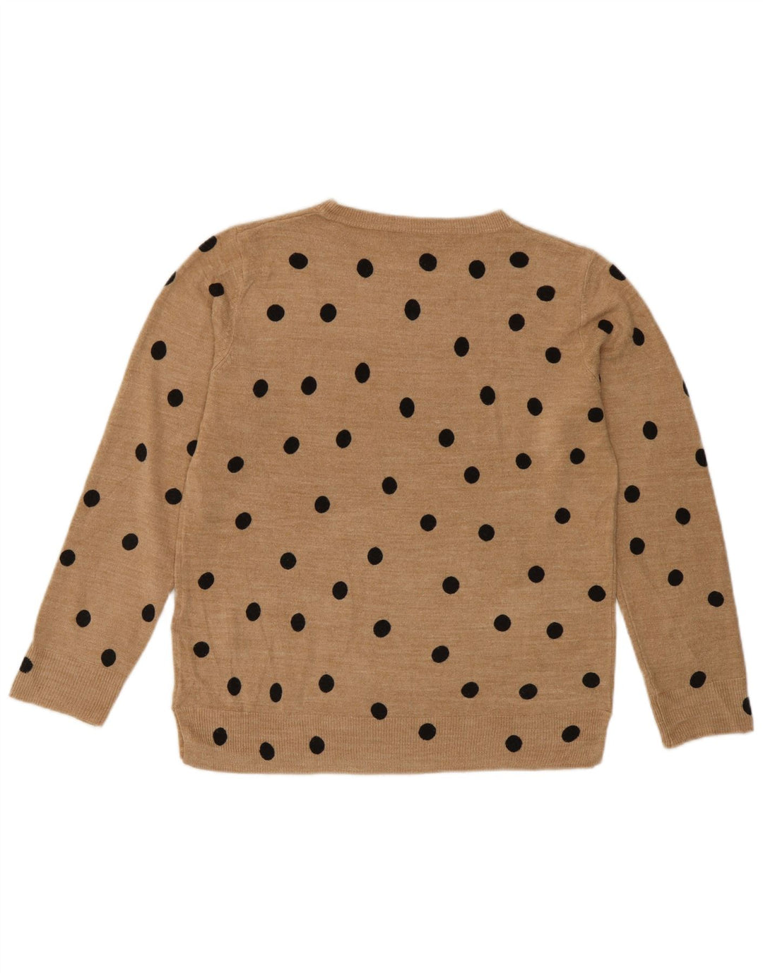 Pulover pentru femei Marks & Spencer cu decolteu triplu UK 14 Medium Black Spotted