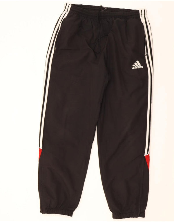Pantaloni de trening pentru bărbați Adidas Pantaloni de jogging UK 44/46 Large Black Colorblock