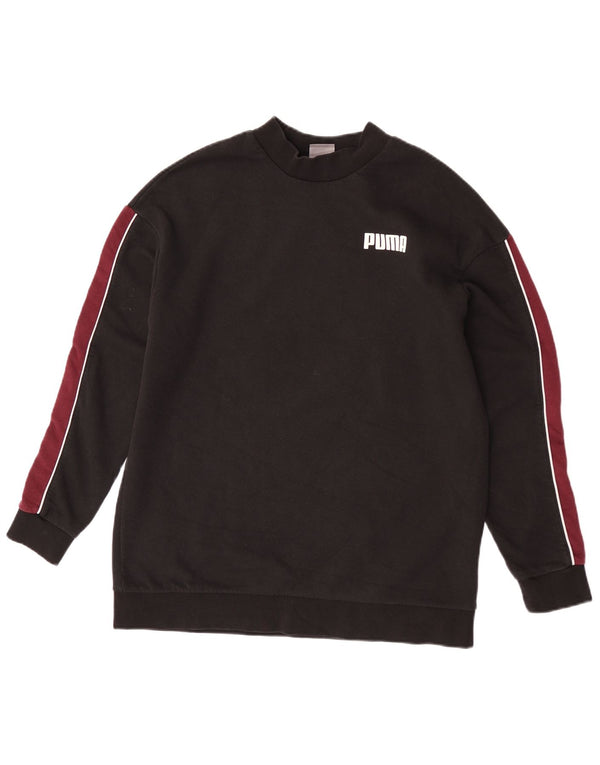 Pulover Puma pentru femei UK 12 Medium Black Colorblock Bumbac