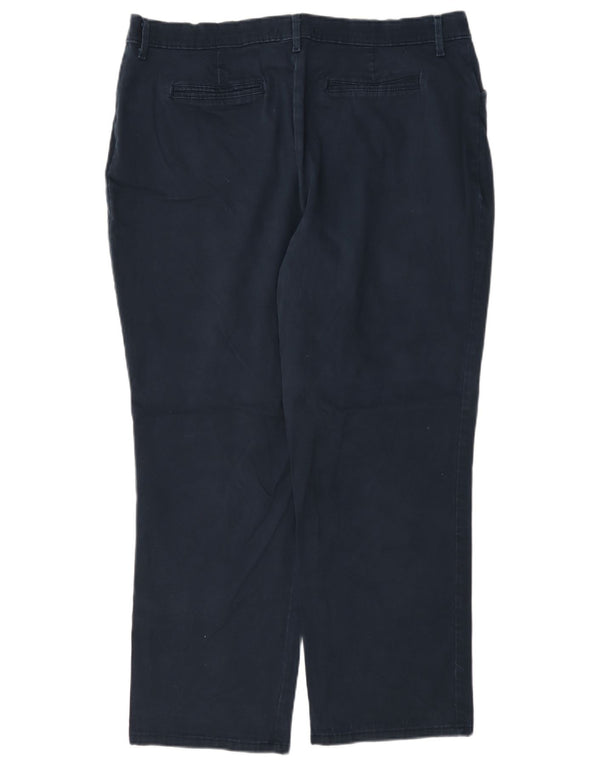 Pantaloni casual Lee pentru femei, cu croiala relaxată, US 18 2XL W38 L28, bleumarin, bumbac