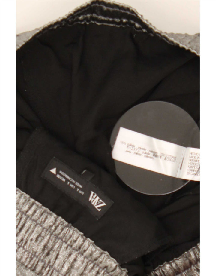 Pantaloni largi pentru femei Zara L30 L31 Poliester argintiu