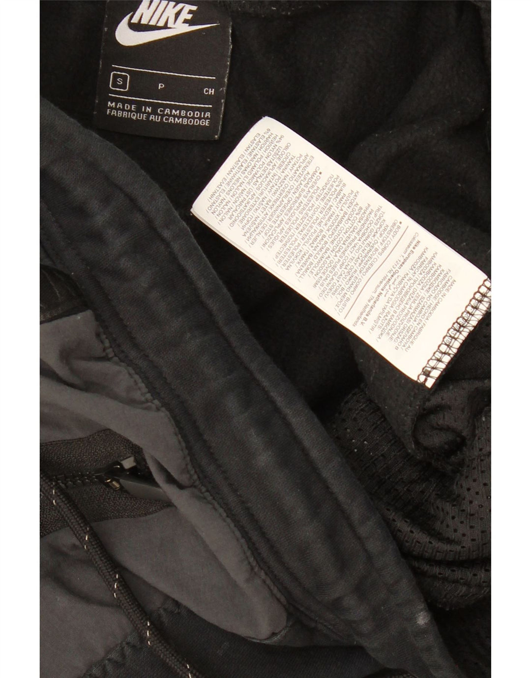 Pantaloni de trening pentru bărbați NIKE Pantaloni de jogging mici, negru, color block, bumbac