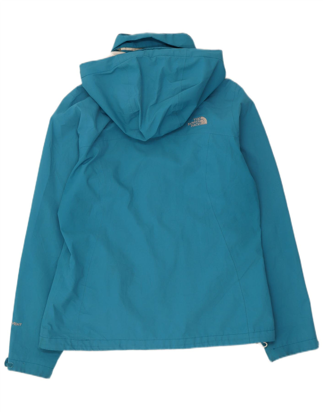 Jachetă de ploaie cu glugă The North Face pentru femei UK 14 Medium Blue Poliester