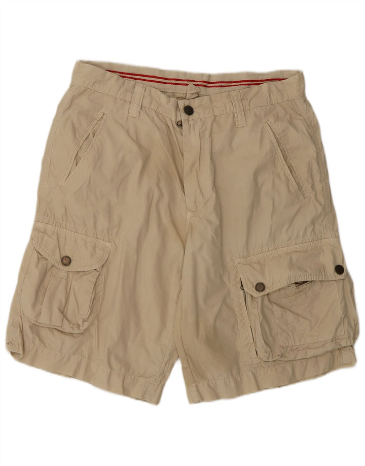 Pantaloni scurți cargo pentru bărbați Zara EU 42 Large W32 Bej