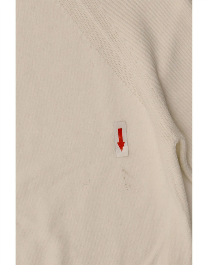Pulover pentru femei Marks & Spencer cu gât de barcă UK 10 Small White