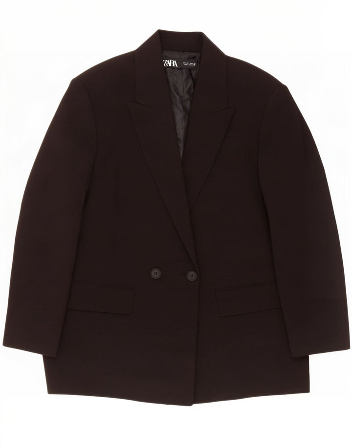 Jachetă blazer supradimensionată pentru femei Zara UK 10 Mic Negru
