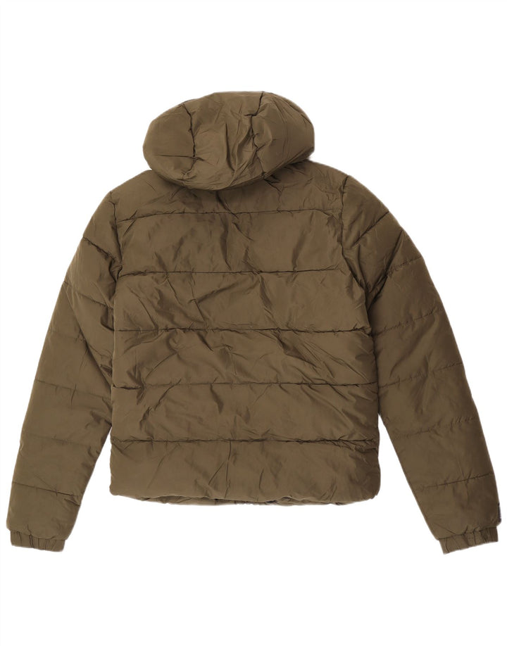 Jachetă căptușită cu glugă Superdry pentru bărbați UK 36 Poliester kaki mic