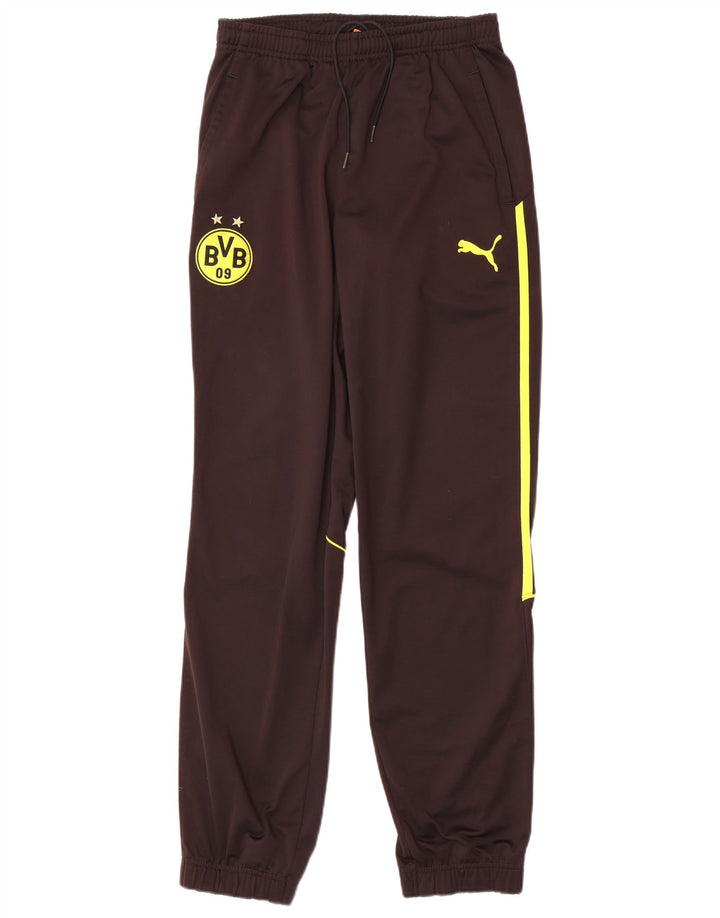 Pantaloni de trening PUMA BVB Dortmund pentru bărbați Joggeri mici, gri, blocuri de culoare