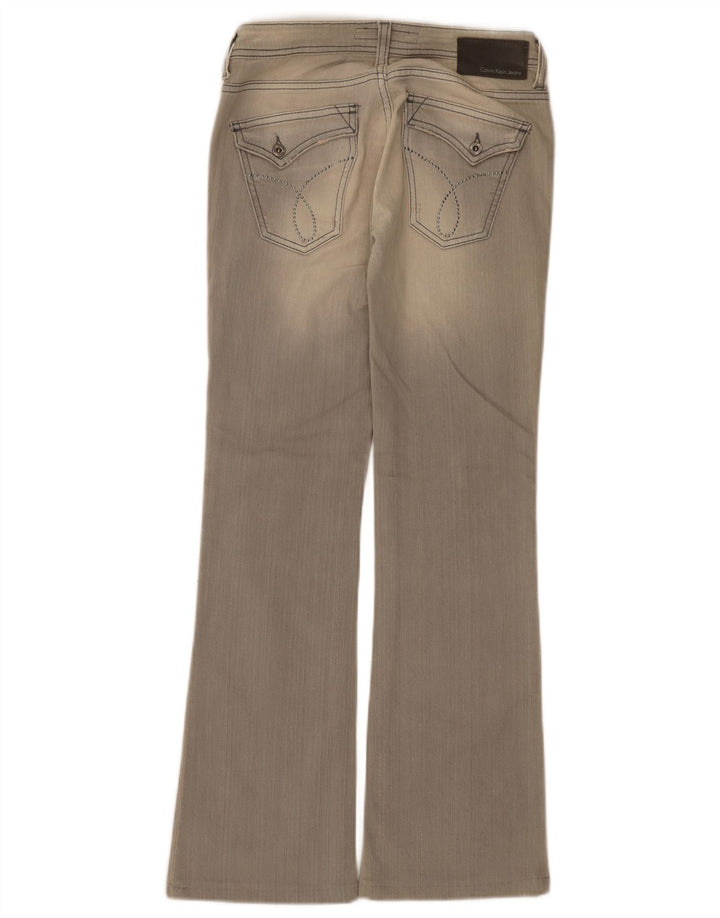 Blugi Bootcut Calvin Klein pentru femei W26 L30 bumbac gri