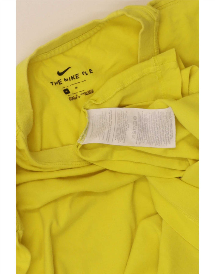 Tricou pentru bărbați Nike Top din bumbac galben mediu