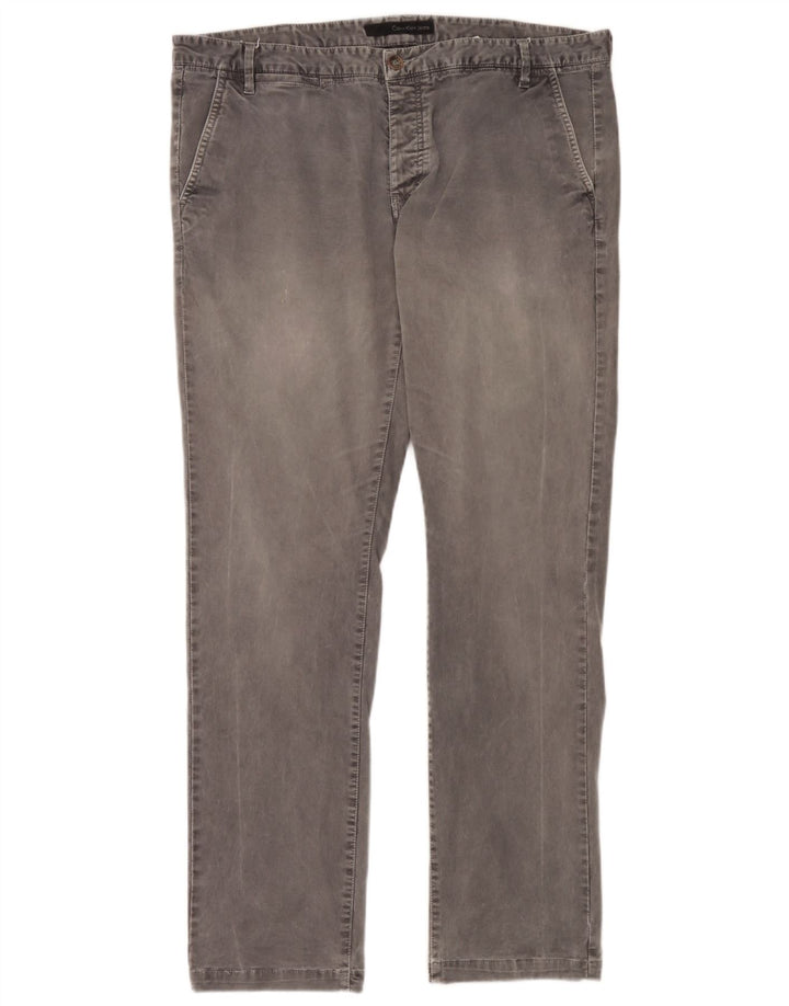 Blugi slim pentru bărbați Calvin Klein W36 L32 bumbac gri