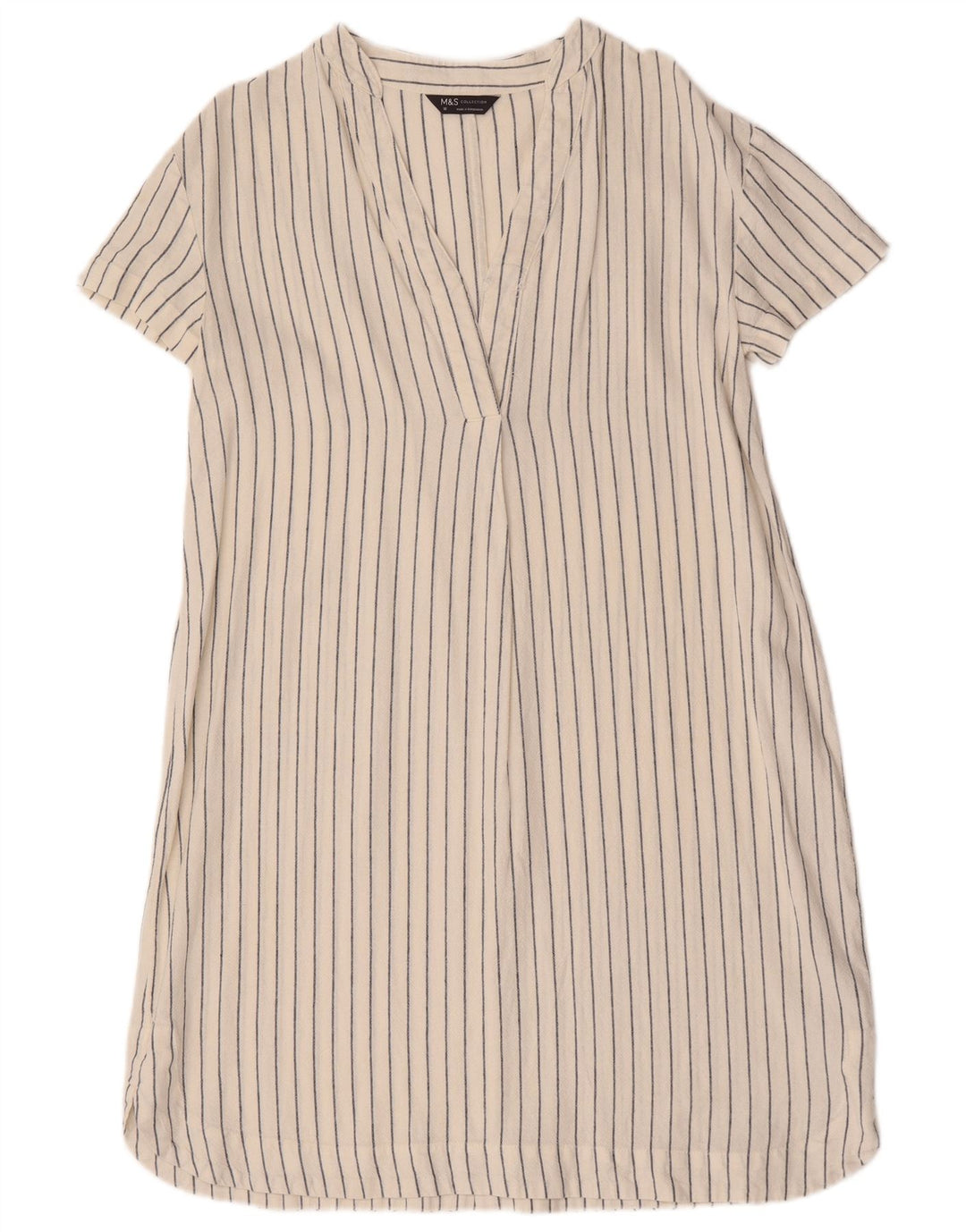 Rochie oversize pentru femei Marks & Spencer UK 10, cu dungi albe mici