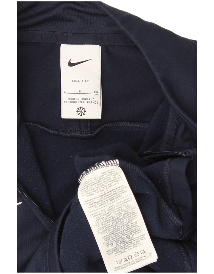 Top de trening Nike Dri Fit Pullover pentru bărbați, mic, bleumarin, color block