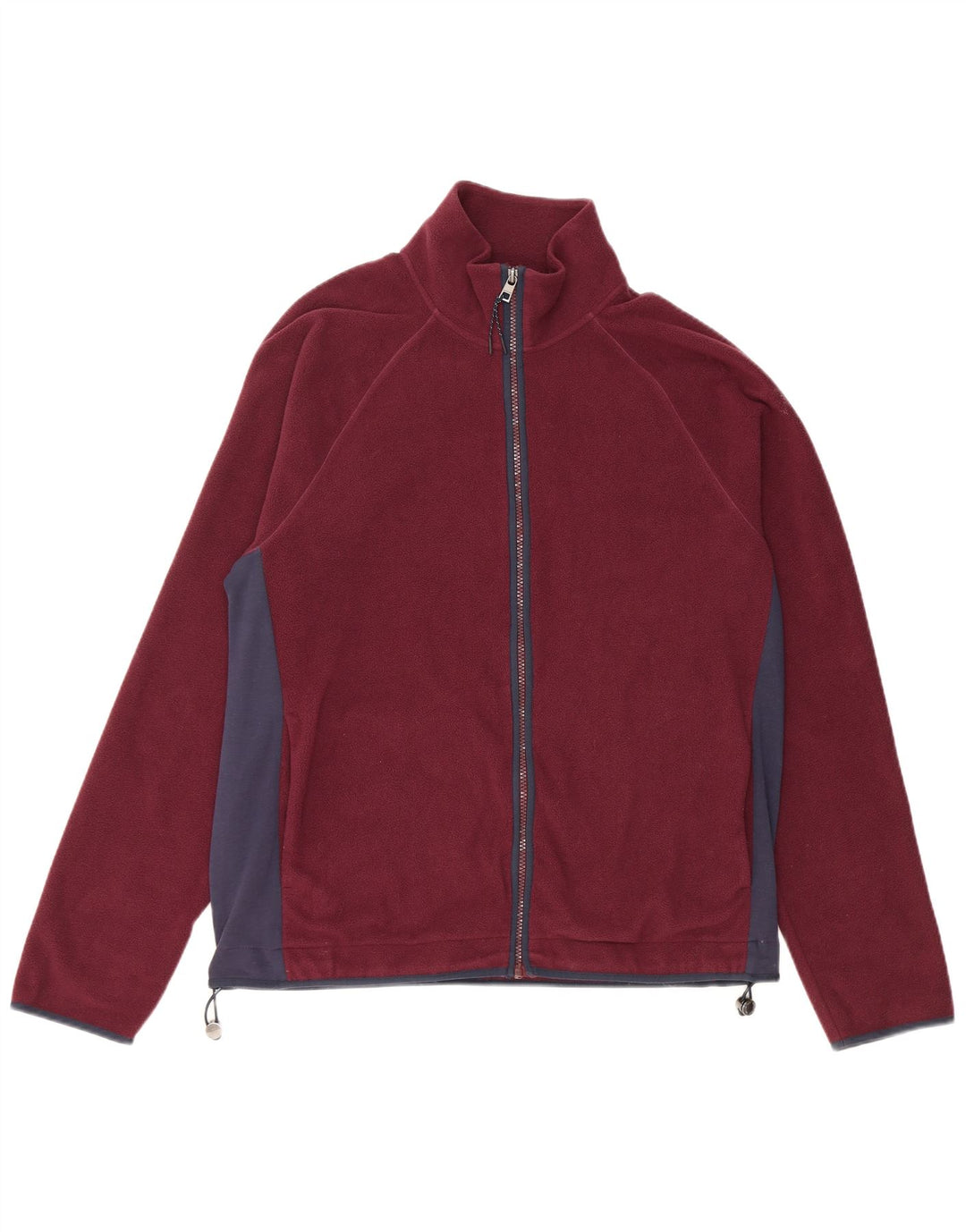 Jachetă fleece pentru bărbați MICHAEL KORS UK 40 mare bordeaux poliester color bloc