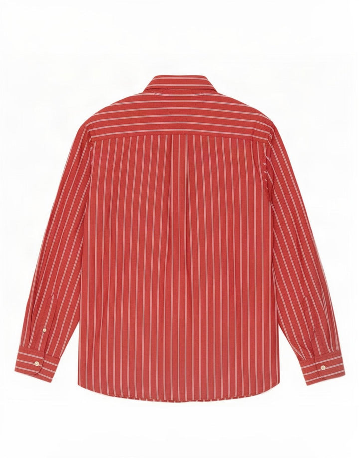 Cămașă Tommy Hilfiger pentru bărbați, bumbac cu dungi roșii medii