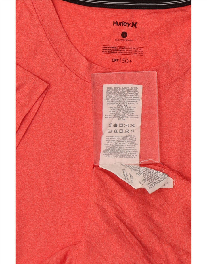 Tricou pentru femei Hurley Top UK 10 Small Orange Flecked Polyester