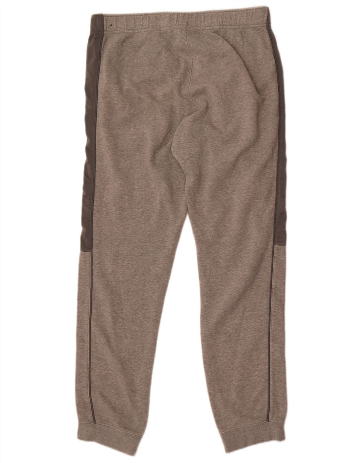 Pantaloni de trening pentru bărbați Nike Pantaloni de jogging, gri mediu, bumbac color bloc
