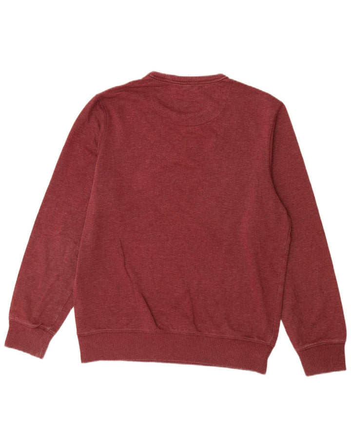 Pulover pentru bărbați Marks & Spencer, bumbac mediu burgundy