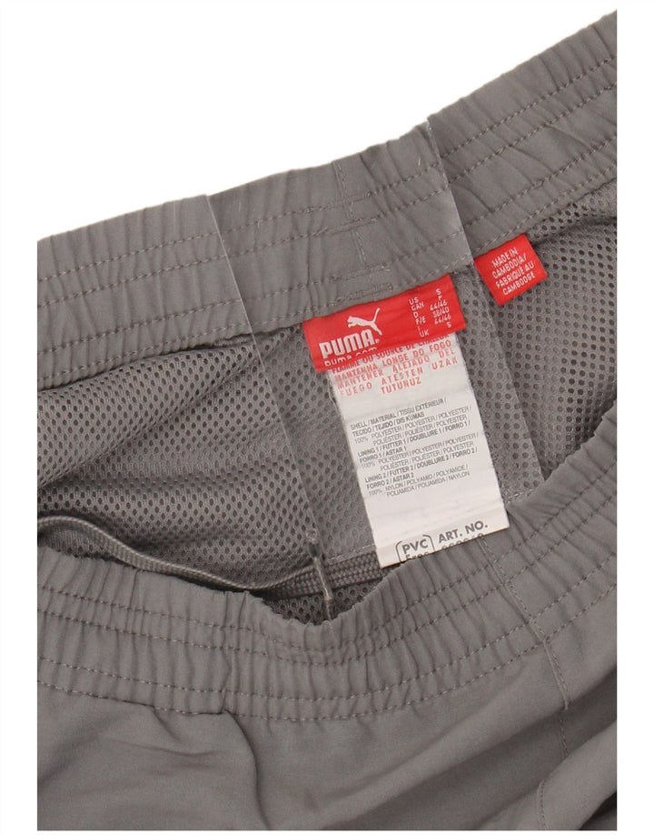 Pantaloni de trening PUMA pentru bărbați Pantaloni de jogging Mici, gri, poliester