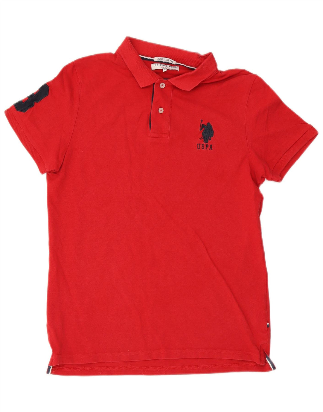 U.S. Polo Assn. Cămașă pentru bărbați Graphic Regular Fit Bumbac roșu mediu