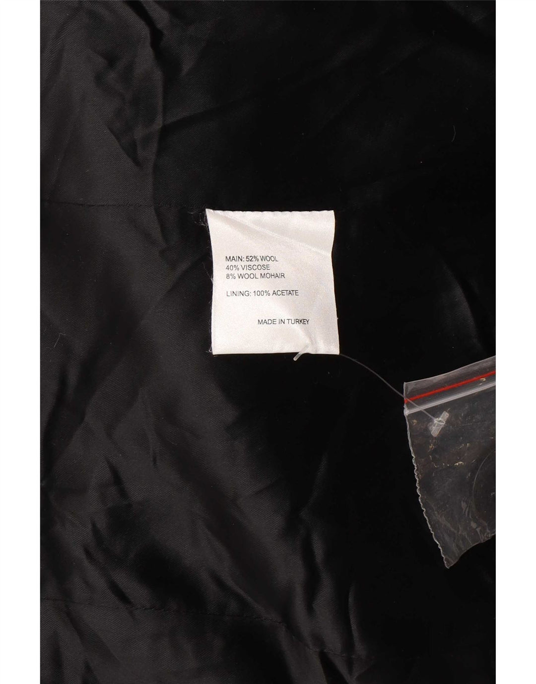 Karen Millen Palton dublu pentru femei Marea Britanie 10 Lână neagră cu oase mici