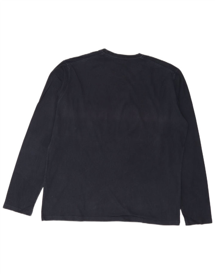 U.S. Polo Assn. Top pentru bărbați cu mânecă lungă XL bleumarin bumbac