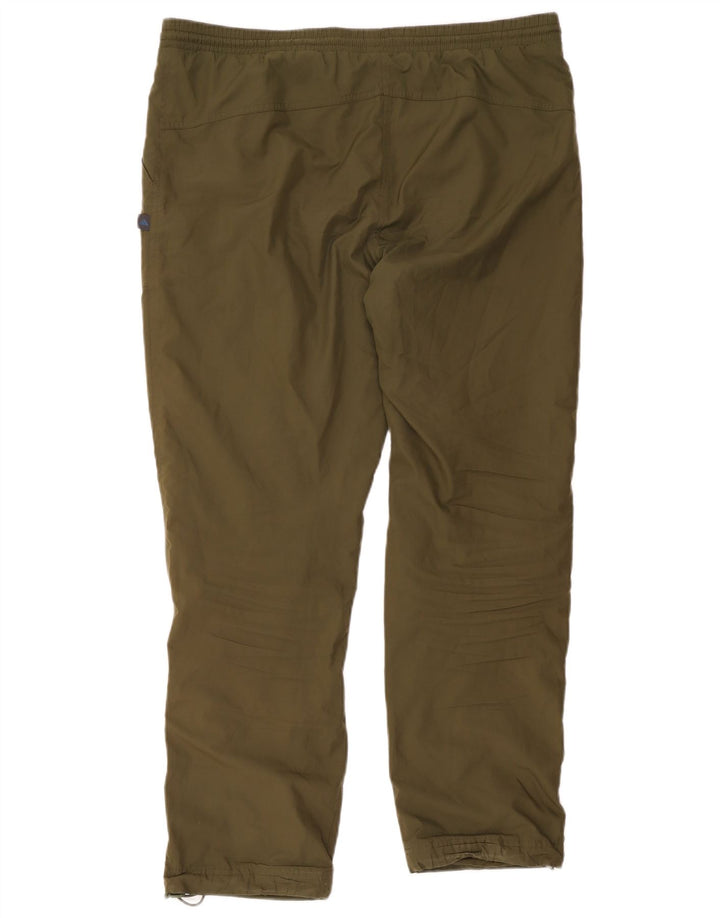 Pantaloni de trening Adidas pentru bărbați, poliester mediu kaki